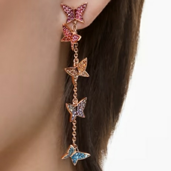 Beautiful and elegant Multicolor Swarovsky pendants. "NEW" 🦋💜💙💚💖 - Picture 3 of 8